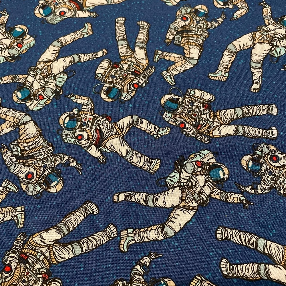 COPY - NEW 2 Astronaut Quarter Fabric, 18” x 21” 100% Cotton